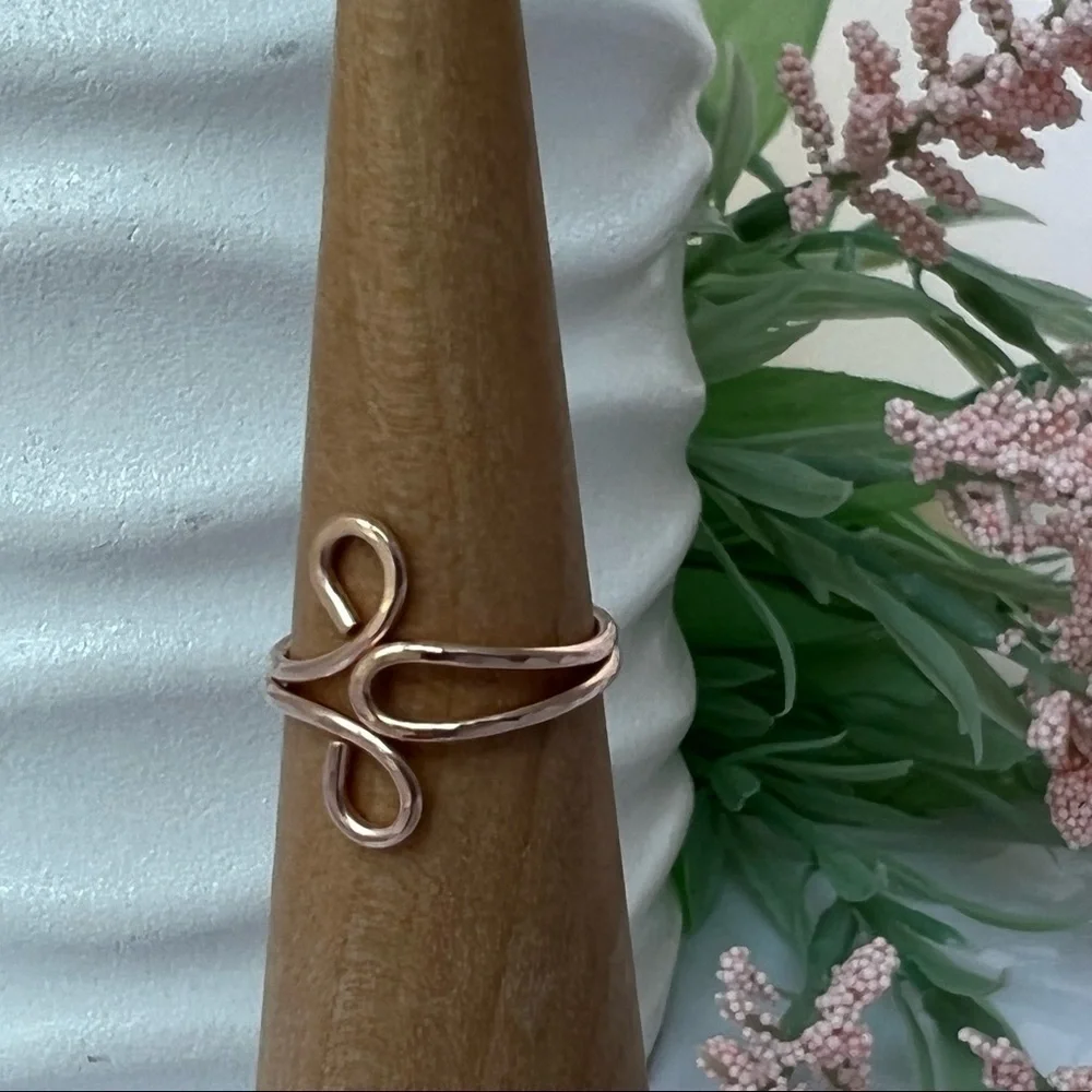 14k Rose Gold Filled Toe Ring or Knuckle Ring